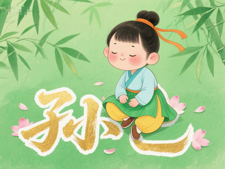 孙姓朗朗上口的名字,百听不厌,辨识度高