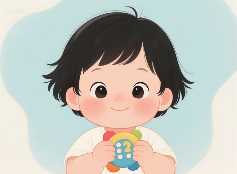 聪明伶俐的宝宝名字宝宝在玩的图片