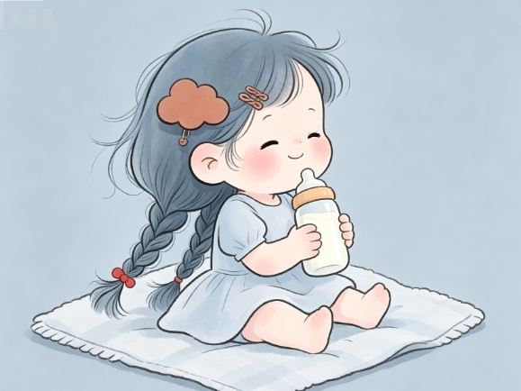 姬姓古风清雅名字文章配图-女孩宝宝玩耍图片